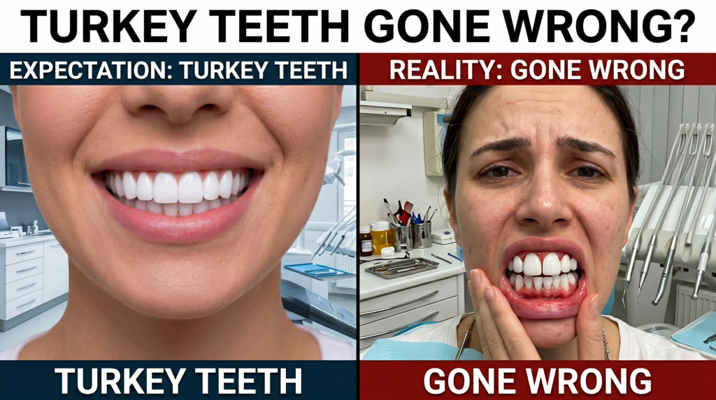 Turkey Teeth Gone Wrong?